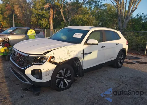 2025 Volkswagen Atlas Cross Sport 2.0T Se из США, поврежденный, VIN 1V2DE2CA9SC227304